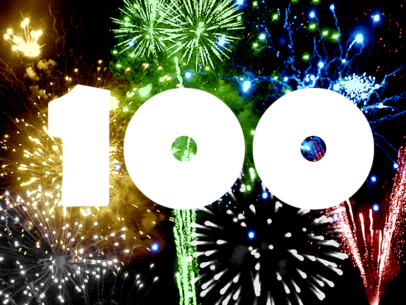 100-fireworks