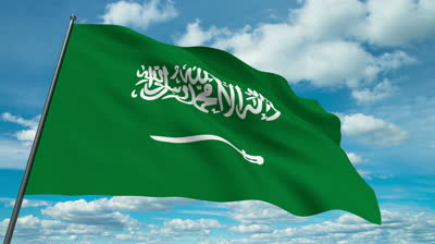 stock-footage-saudi-arabia-flag-waving-against-time-lapse-clouds-background