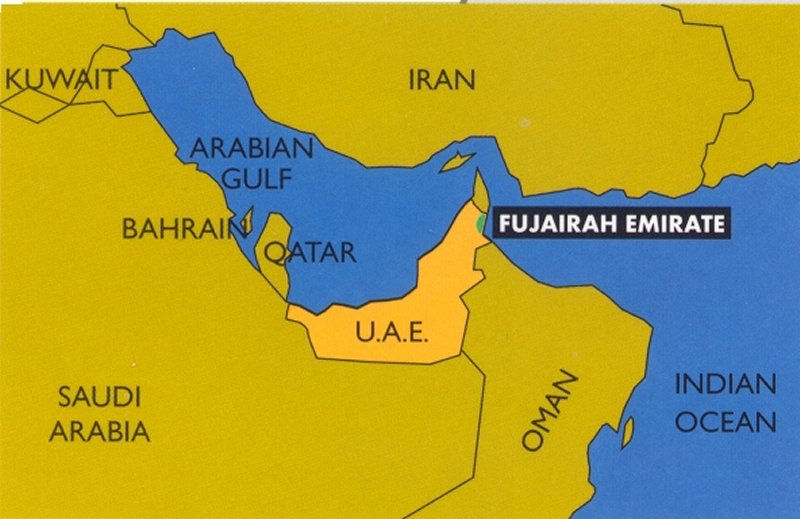 Fujairah-UAE_Map